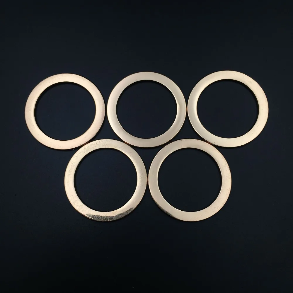 

50pcs/lot inner size 24mm Light Gold Swimwear ring Bikini Alloy Ring Swimsuit DIY accessories bikini rings connectors