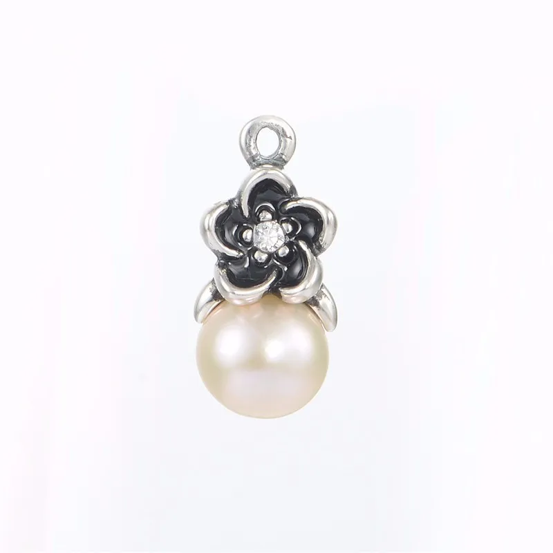 Original-925-Floral-pendientes-de-gota-blanca-perlas-y-piedra-CZ-de-la-joyería-Compatible-la (2)