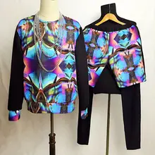 Новинка года стиль бары Ночные клубы певец DJ GD 3D Фэнтези профиль пространство хлопок флис Костюмы комплект для вечеринок и шоу Одежда для танцев