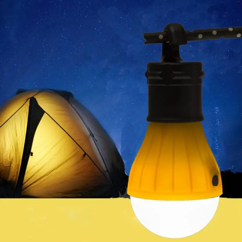 

Outdoor Portable Hanging LED Camping Tent Light Bulb Fishing Lantern Lamp Torch 2 Colors energy saving camping light