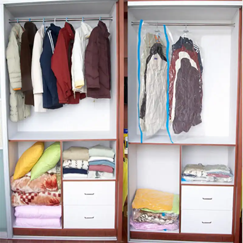 Home Storage Vacuum Space Saver Bag Compressed Organizer Clothing