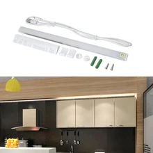 Светодиодный точечный светильник с сенсорным экраном для кухонного шкафа, зеркало для спальни, обучающий стол для чтения, Полоска, светильник, мебель для дома, лампа, защитный светильник для глаз