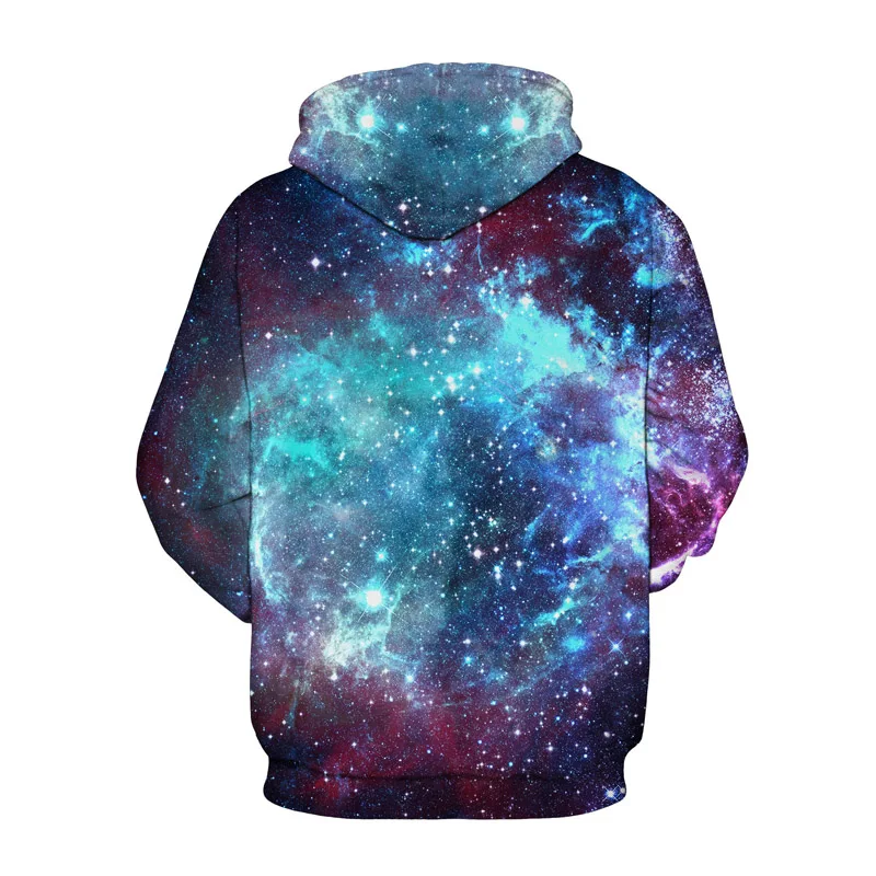 Alisister Galaxy Space толстовки Толстовка с 3d принтом для мужчин и женщин тонкий пуловер с капюшоном размера плюс толстовки с кепкой Masculino