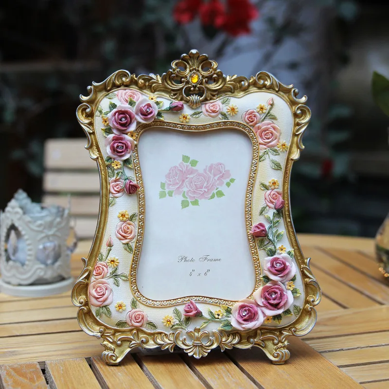 

Quality fashion resin photo frame american rustic combination photo frame marry lovers luxury swing sets box