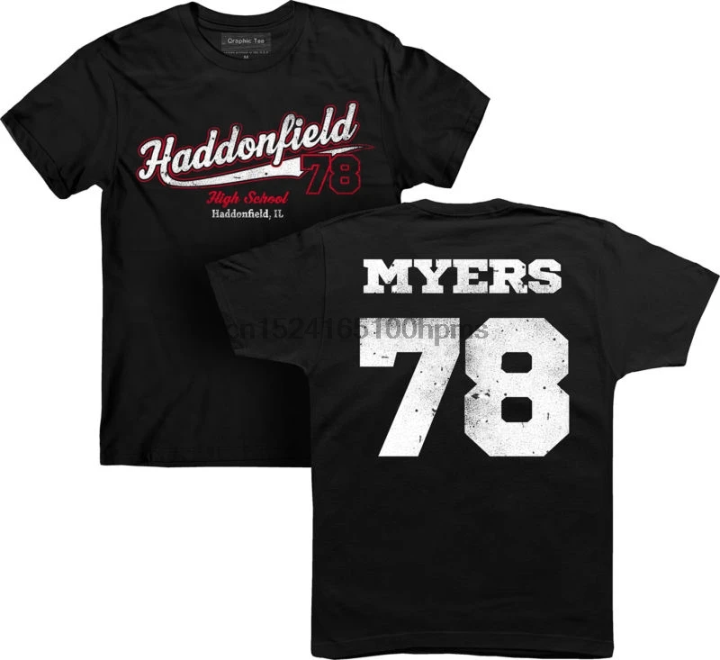 

Michael Myers t-shirt Haddonfield High School Horror Movie Halloween Killer