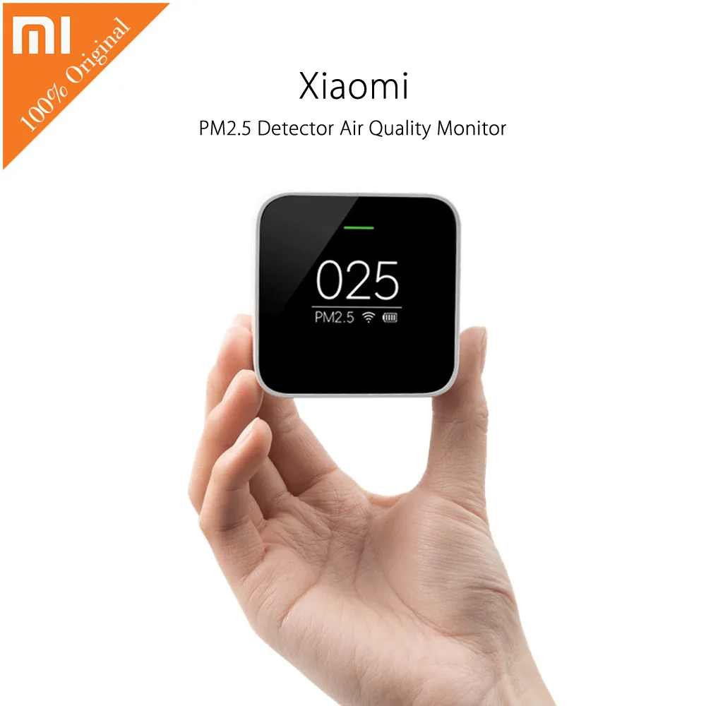

Original Xiaomi PM2.5 Detector Sensor Air Quality Monitoring High-Precision Laser Sensor OLED Screen For Smart Home Air Purifier