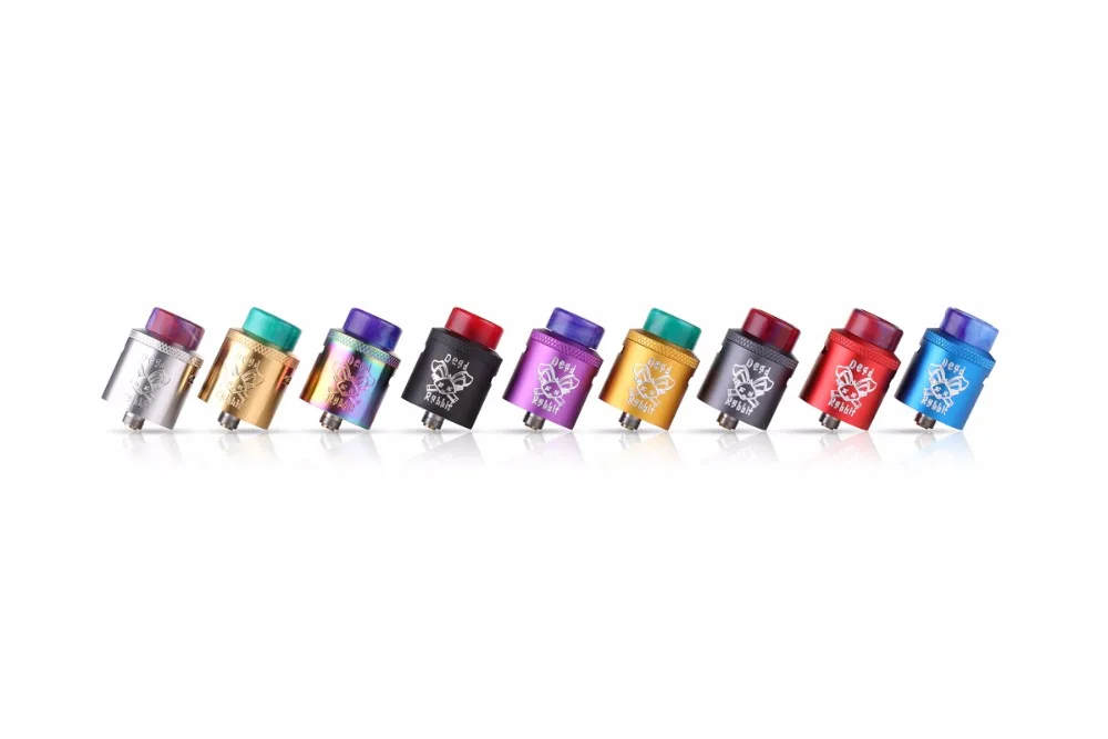 100 Authentic Hellvape Dead Rabbit BF RDA Tank with Gold Plated post Build Deck Supports Single