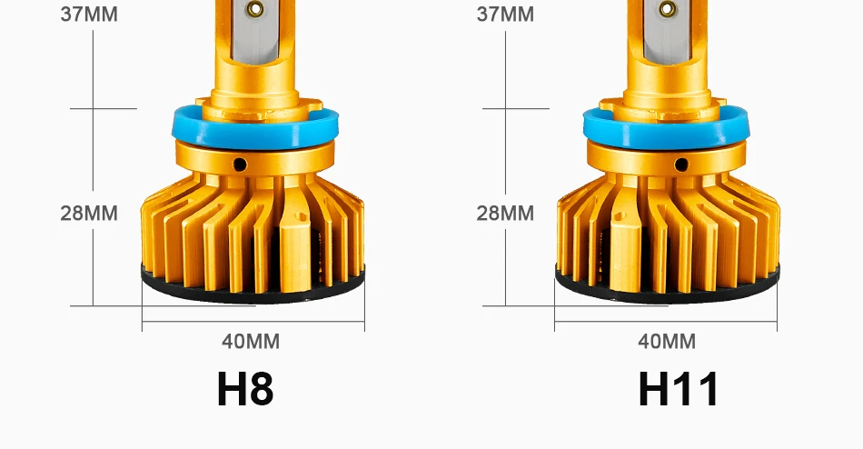 Hlxg 2 шт. мини H1 H11 HB3 HB4 9006 H4 H7 светодиодные CANBUS Ошибка Бесплатный комплект анти emc Авто автомобилей фары автомобиля 50 Вт 5000LM 6000 К 12 В