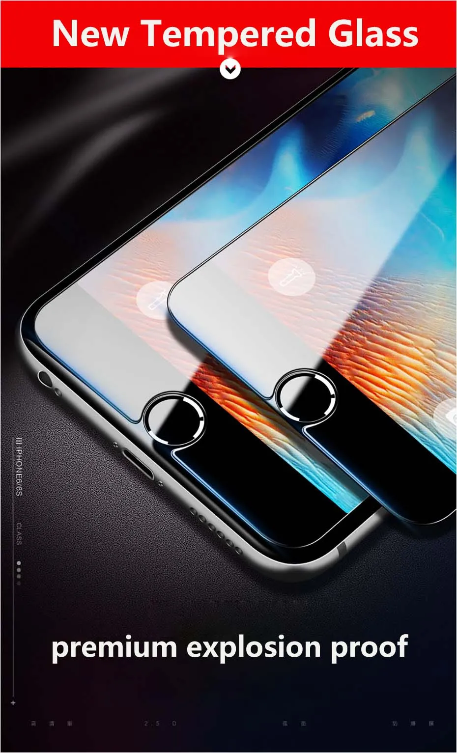 YAMIZOO X Glass For iPhone 7 Tempered Glass Protection 2.5D 9H Protective Glass On The For iPhone x 7 Plus Screen Protector Film (9)