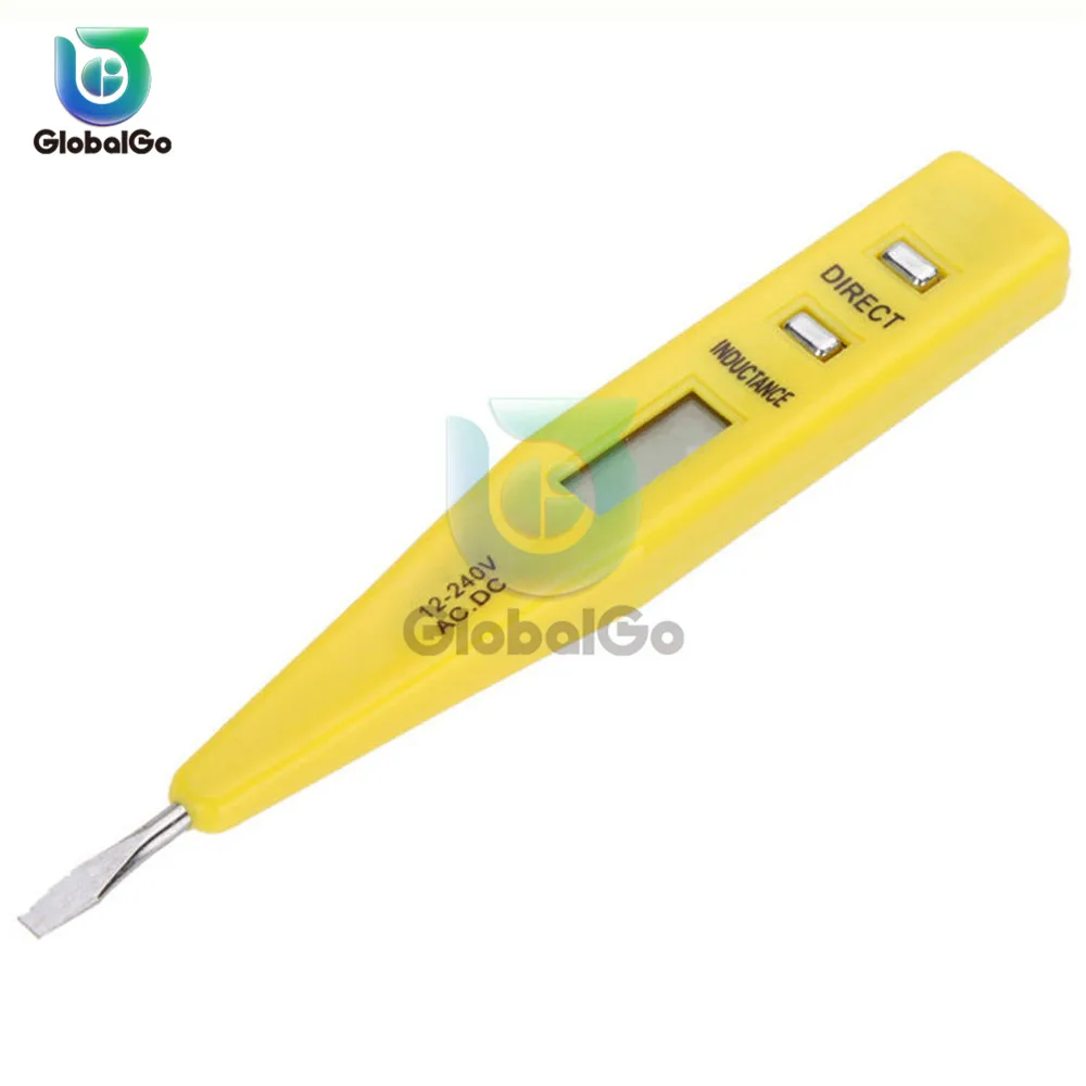 Enhanced Digital Voltage Detector Pen - Non-Contact 12V-250V AC/DC Electric Sensor Tester