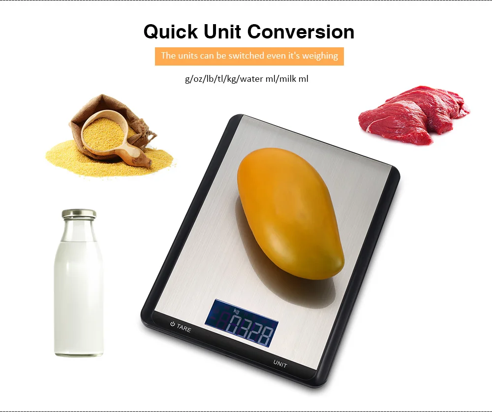 5000g / 1g Digital Multifunctional Electronic Kitchen Scale