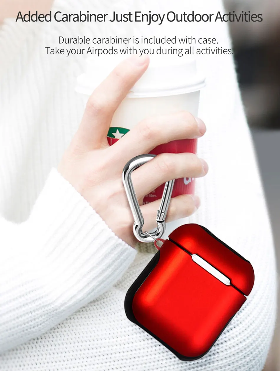 WIWU ТПУ/ПК беспроводной чехол для наушников для Airpods водонепроницаемый защитный чехол для Air Pods коробка для зарядки противоударный чехол для переноски