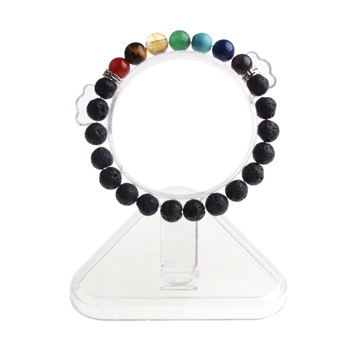 Distance Bracelet Couples Adjustable Beaded with Howlite Lava Stone Friendship Relationship Natural stone bracelet|Плетеные браслеты|