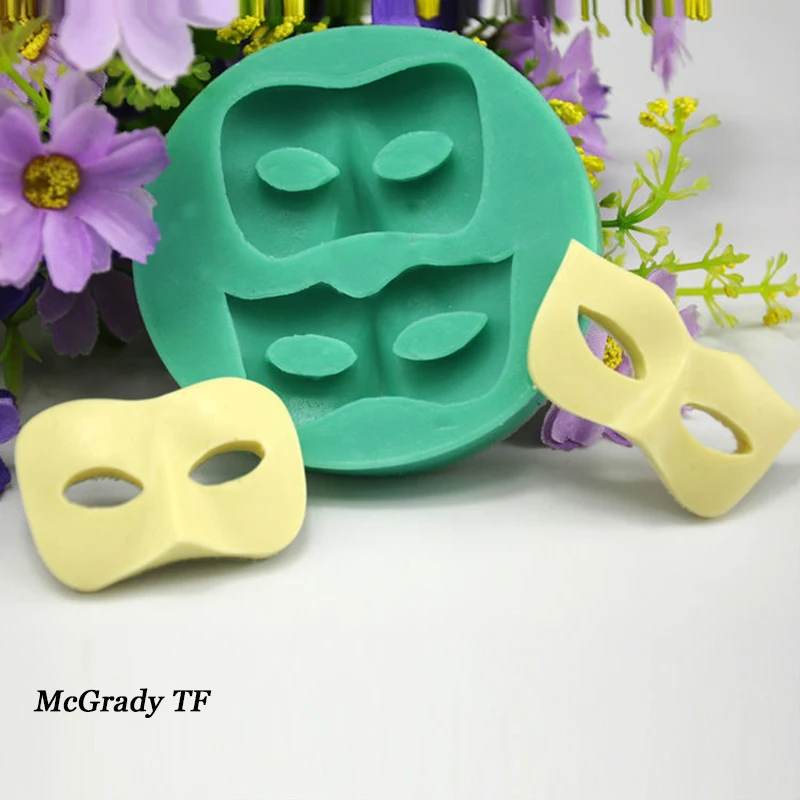 

Dance Mask Soap Mold Silicone Mold Fondant Cake Decorating Tools Dessert Decorators Chocolate Candy 3d Fondant Cake Mold
