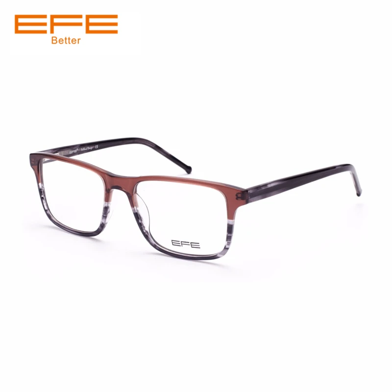 EFE Custom Prescription Glasses Men Ultralight Square Myopia