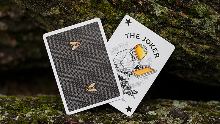 Honeybee V2 Playing Cards (Black) 3