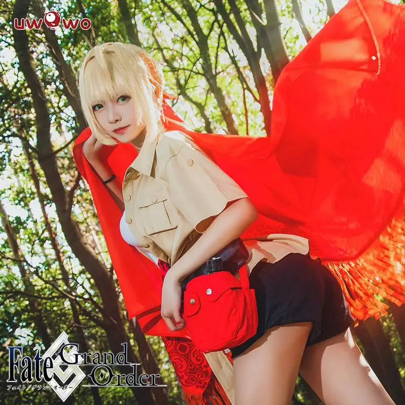 UWOWO аниме Fate Grand Order путешествие героический дух nero для косплея костюм FGO Женский