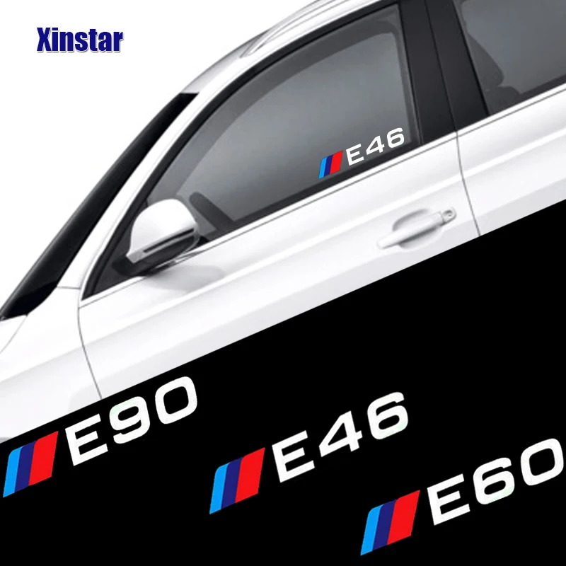 Наклейки на автомобильные окна для bmw E30 E34 E36 E39 E46 E60 E61E87 E90 E83 F10 F20 F21 F30 F35 2