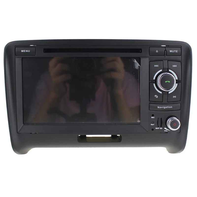 Clearance 7" IPS Hexa Core 4G+64G PX6 Android 9 Car DVD Video Stereo Radio Player GPS Navigation for AUDI TT MK2 (2006-2014) 1