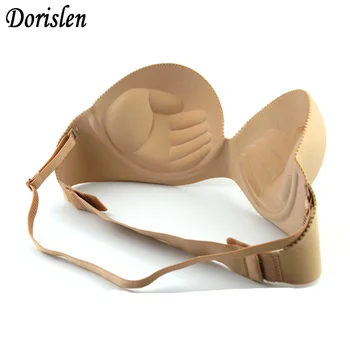 

Dorislen Gathering Invisible Bras Bralette Underwear Women Push Up Strapless Bra Wedding Brassiere Beauty Back