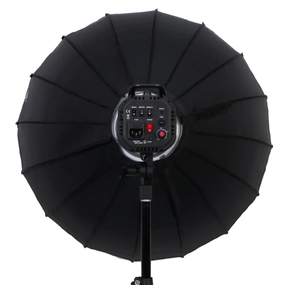 120cm/90cm/105cm 16-Rib Deep Parabolic Umbrella