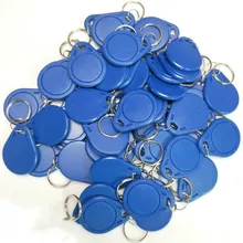 50 шт EM4305 перезаписываемый записываемый брелоки RFID метки 125 кГц близость маркер доступа пустой синий