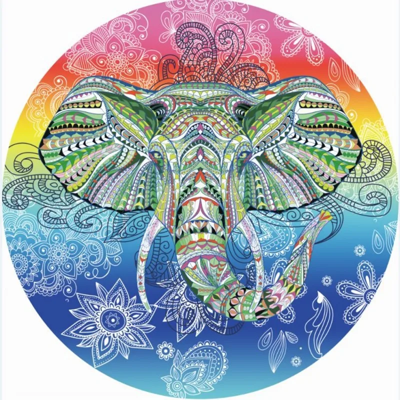 

New Multipurpose Beach Blanket Picnic Camping Mat Round Sandbeach Towel Printed Cloth Pad Bohemia Shawl Mattress Rug Yoga Towel