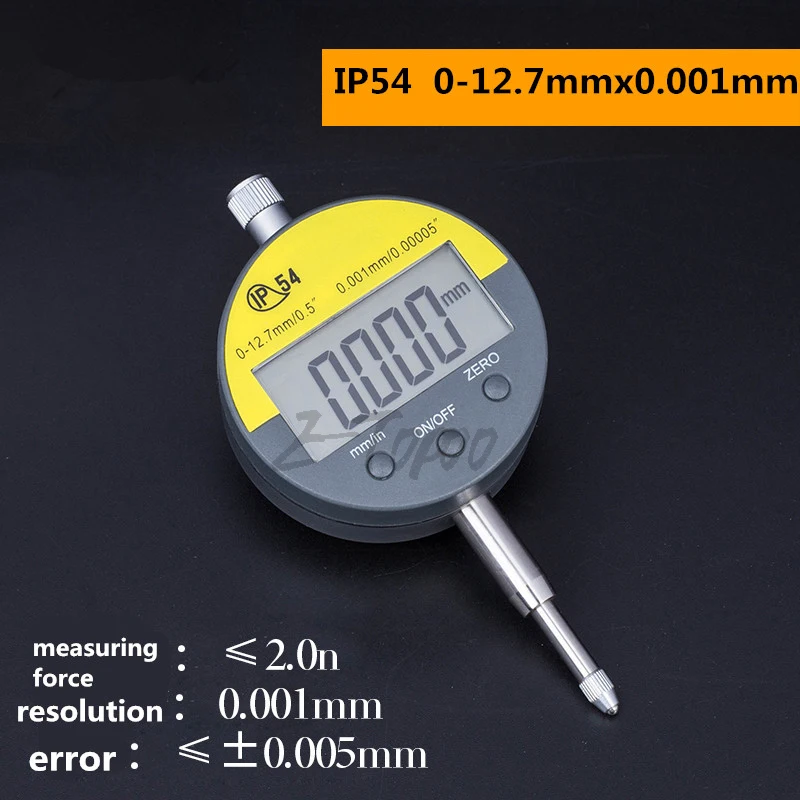 Цифровой маслостойкий микрометр IP54 0 001 мм Электронный микрометр/дюйм 12 7 мм/0 5