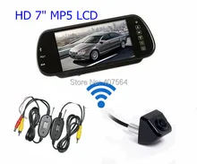 Wireless 12V Car Rear View Backup Reverse Camera Kit+ HD 7″ TFT LCD Monitor For Truck /Bus/ Car