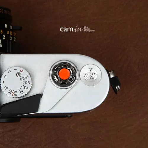 12 мм Кнопка спуска затвора камеры для Leica Contax Fujifilm CAM9117 оранжевый цветок|shutter