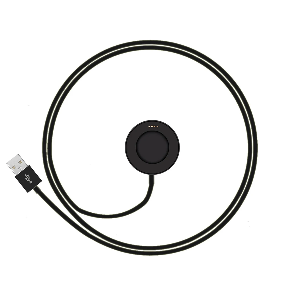 Портативная Магнитная док станция с USB зарядкой для умных часов зарядный кабель