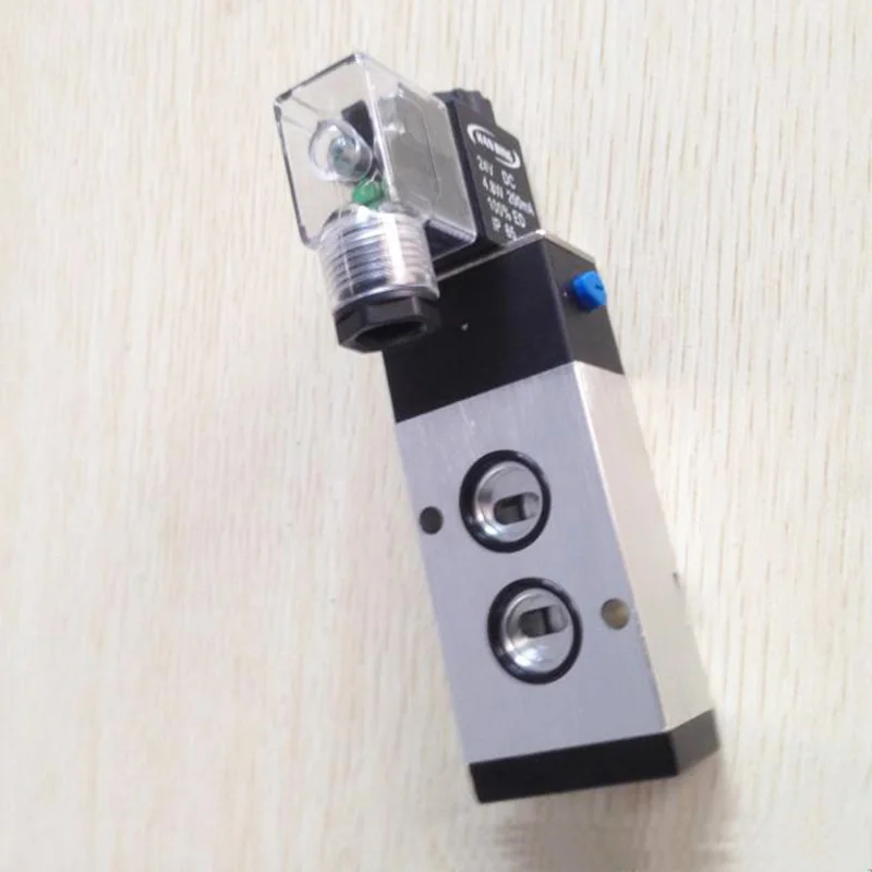 Пневматический электромагнитный клапан монтажная панель 4M210-08 1/8 4M210-08/08B Порты и разъёмы 1/4 дюймов 5 способ контроля клапан для дроссельного клапана