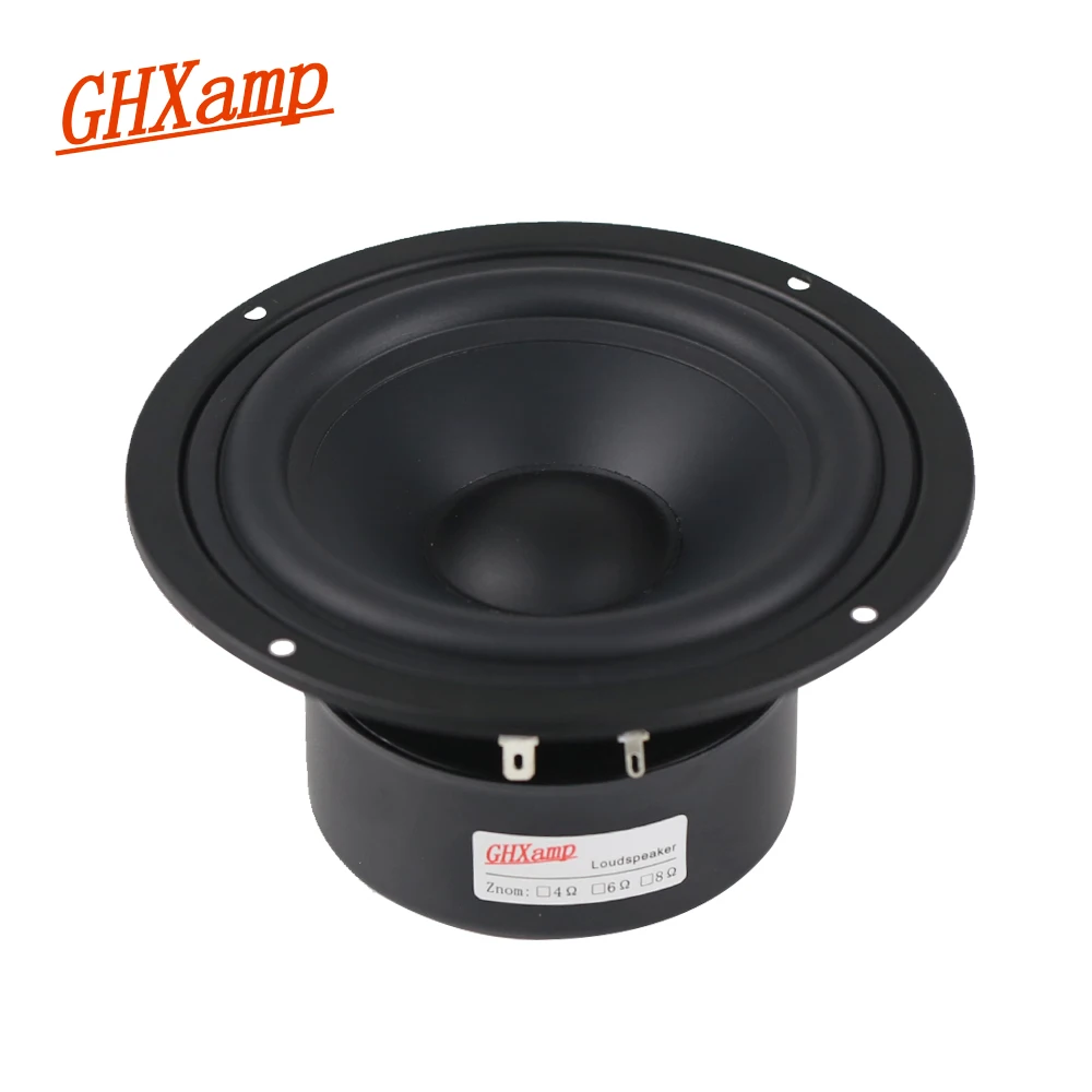 GHXAMP 5 INCH 45W 90W Woofer Mediant Speaker Units 8ohm HIFI Desktop Bookshelves Home Theater Mid-range Bass Speaker 1PCS audio speakers bookshelf speakers