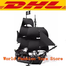 In stock lepin 16006 804Pcs Pirates Of The Caribbean The Black Pearl Ship Model Building Kit