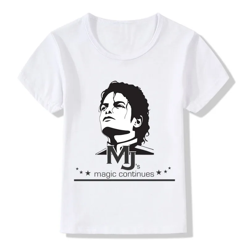 Майкл Джексон Bad дизайн Детские футболки для мальчиков и девочек Рок н ролл Звезда футболки Дети Kpop крутая одежда для малышей ooo5145