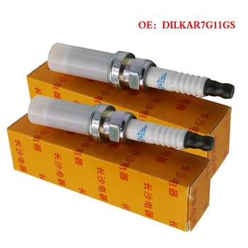 

DS 20pcs Car Spark Plugs For Honda Odyssey Accord 2.4L Dual iridium DILKAR7G11GS CD91578 ignition plug