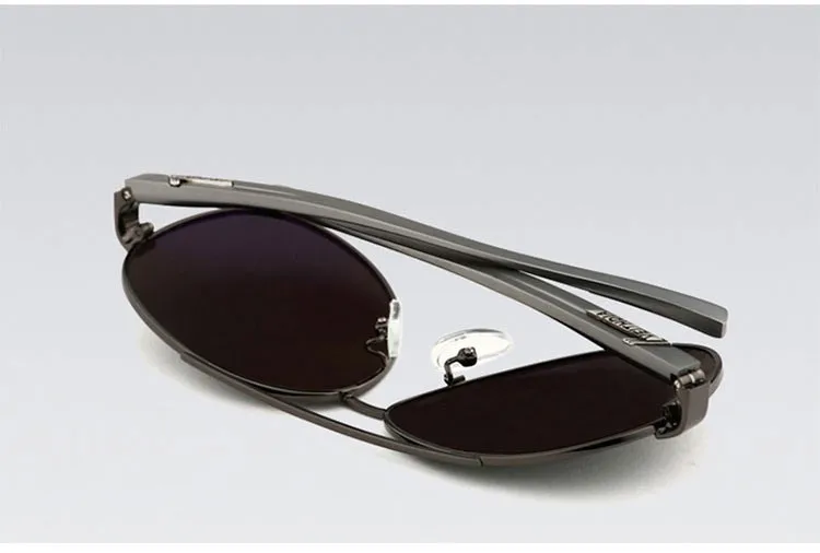 VEITHDIA, поляризационные Винтажные Солнцезащитные очки для мужчин и женщин, фирменный дизайн, Сплав Al-Mg, солнцезащитные очки для пилотов, gafas oculos de sol masculino VT2605