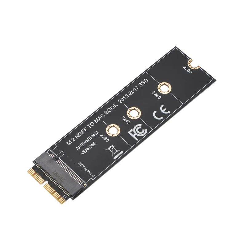 M2 NGFF PCIe AHCI SSD адаптер карты Разъем для MACBOOK Air 2013 A1465 A1466 Pro A1398 A1502 A1419 2230-2280 SSD
