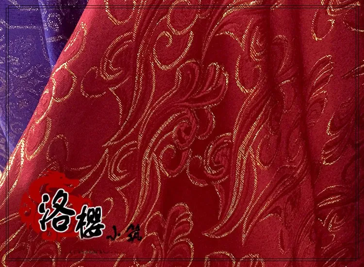 Тканая золотая ткань cheongsam костюм кимоно advanced cos Одежда металлическая Дамасская ткань шириной 1,5 метров