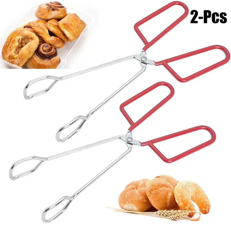High Quality Stainless Steel Food Tongs BBQ Buffet Cooking Tool Kitchen