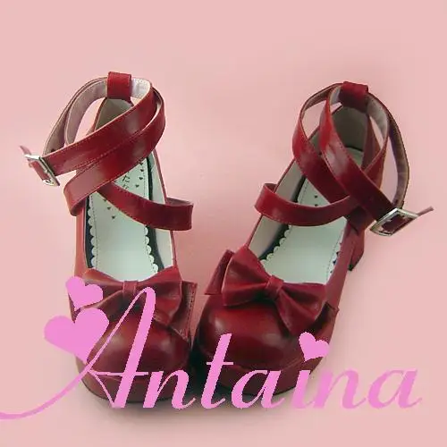 Gothic-Ankle-Cross-Belts-High-Heel-Pumps-Elegant-Single-Bow-Lolita-Princess-Heels-Shoes-26