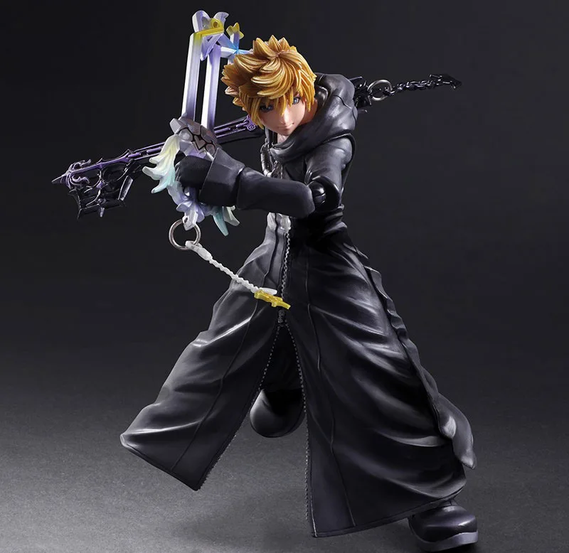 25cm Play Arts PA Kai Kingdom Hearts 2 Sora PVC Action Figure Collection Model Toy Free Shipping (7)