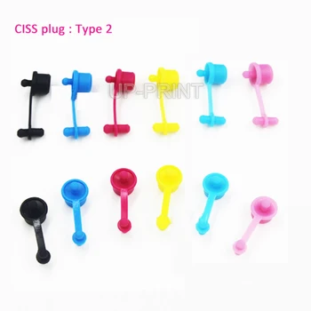

UP 120pcs Silicon Rubber Plug Type II for CISS Ink tank cis plug wholesale free shipping