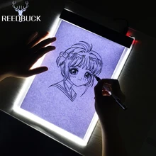 Led Portable A4 Graphic Tablet Night Light Tracing Board Copy Tablet Digital Drawing Pads Artcraft A4