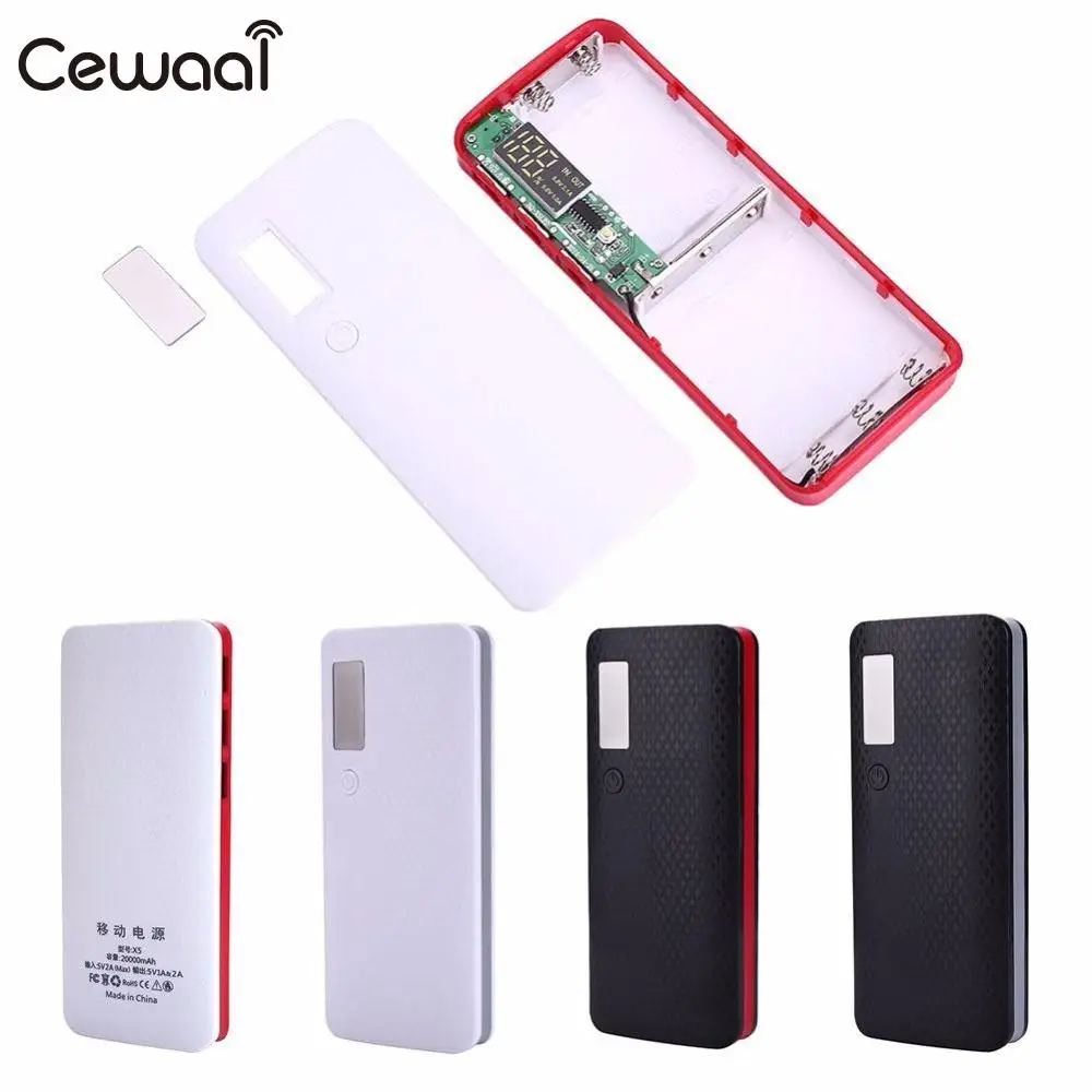 Cewaal 1 шт. 5x18650 сделай сам зарядное устройство для аккумулятора коробка чехол