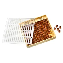 Пластиковый для пчеловодства инструмент Пчелиный домик королева коробка для ухода пчелиная культивирование свободное переключение насекомых