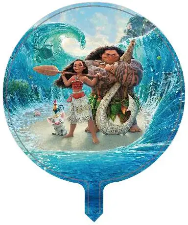 18 дюймов 1 шт./лот воздушные шары Moana милой принцессы Алюминий Фольга воздушные шары День рождения украшения для вечеринок детские игрушки