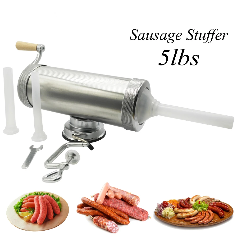 5lbs-Manual-Sausage-Stuffers-Maker-Horizontal-Meat-Sausage-Filling-Machine-with-Suction-Base-For-Home-Use