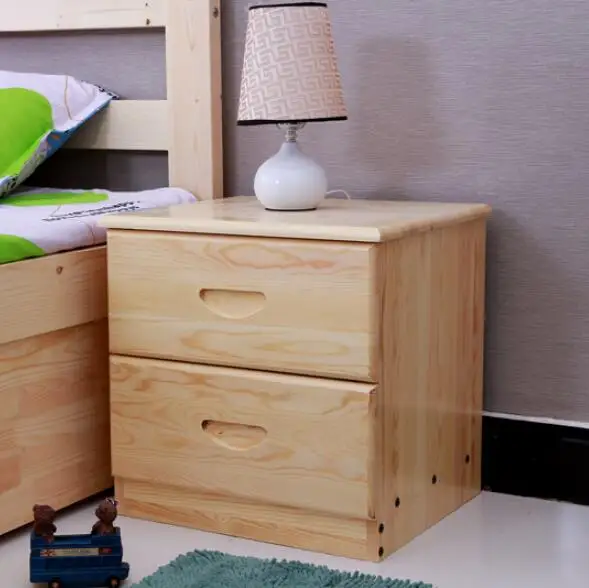 Высокое качество деревянная тумбочка шкаф для хранения с ящиком Органайзер Съемная сборка прикроватная тумбочка спальня модная мебель