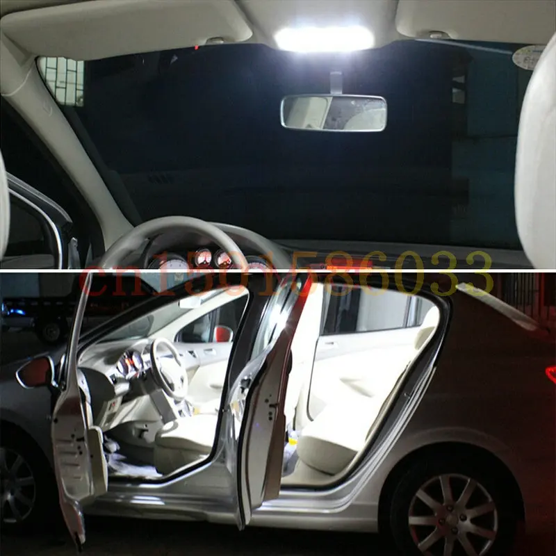 Free Shipping 7pcs Lot Car Styling Xenon White Canbus Packagekit Led Free Shipping 7pcs Lot Car Styling Xenon White Canbus Packagekit Led Interior Lights For Renault Laguna 1 In Signal Lamp From Automobiles Motorcycles On